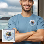 Badge Rond 5 Cm Noah's Ark Cute Animaux Blue Boy Mommy to Be<br><div class="desc">Bienvenue dans notre collection "Noah's Ark Cute Animals Blue Boy Baby shower", où le charme rencontre le fantaisie dans tous les détails. Inspiré par l'histoire intemporelle de Noah's Ark, cette collection montre l'innocence et la joie d'accueillir un nouveau lot de joie dans le monde. Imaginez des animaux adorables dans les...</div>