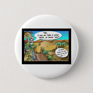 Badge Rond 5 Cm "Noah's Ark" T-shirts drôles Cadeaux Collections