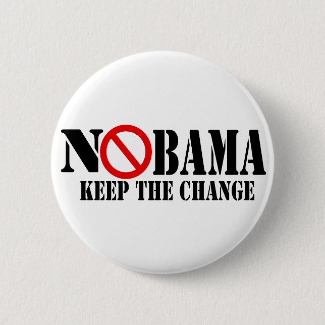 Badge Rond 5 Cm Nobama (Devant)