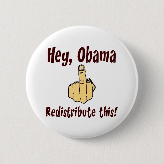 Badge Rond 5 Cm Nobama (Devant)