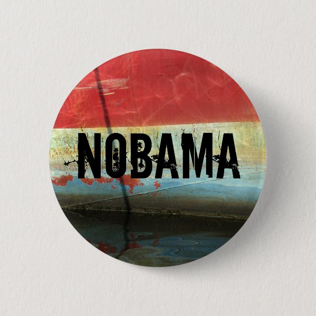 BADGE ROND 5 CM NOBAMA (Devant)