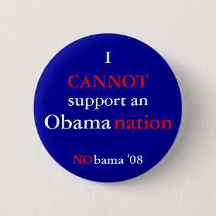 Badge Rond 5 Cm NObamaNation
