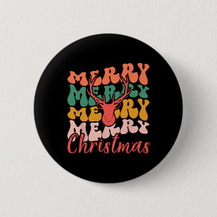 Badge Rond 5 Cm Noël