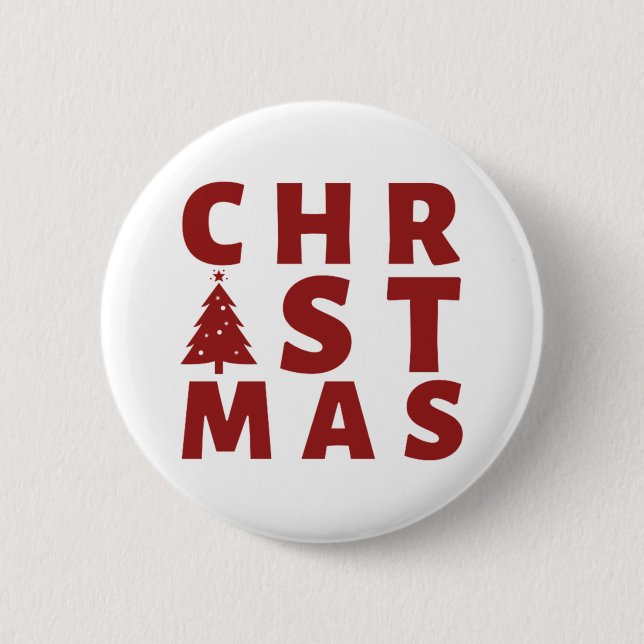 BADGE ROND 5 CM NOËL (Devant)