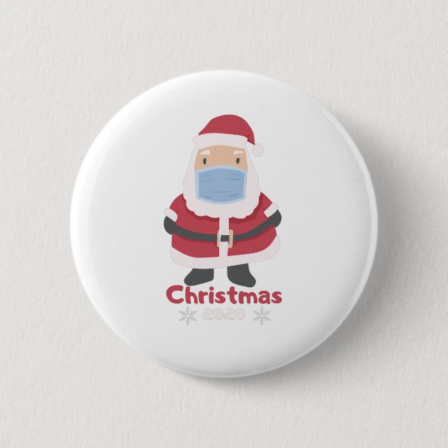 Badge Rond 5 Cm Noël 2020 (Devant)
