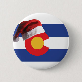 Badge Rond 5 Cm Noël au Colorado
