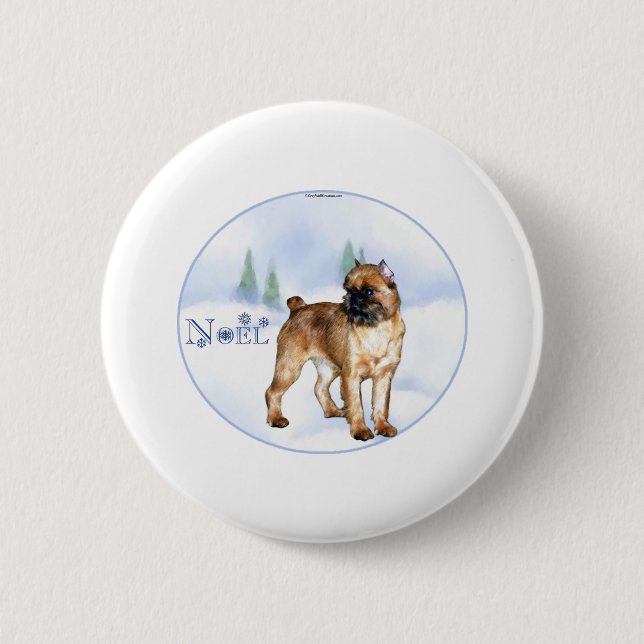 Badge Rond 5 Cm Noel de Brussels (Devant)