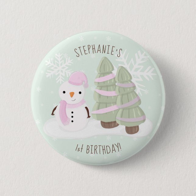 Badge Rond 5 Cm Noël des motoneiges (Devant)