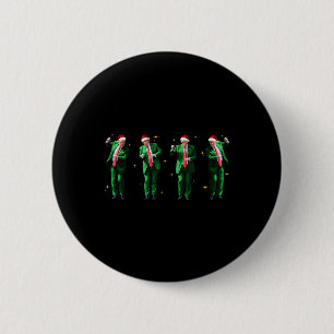 Badge Rond 5 Cm Noël Donald Trump Président 2024 Dancing Funn