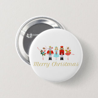 Badge Rond 5 Cm Noël du Ballet de Nutcracker