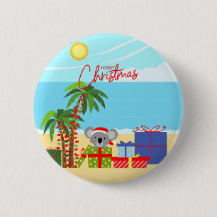 Badge Rond 5 Cm Noël en Australie