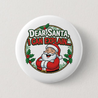 Badge Rond 5 Cm Noël en famille 2025