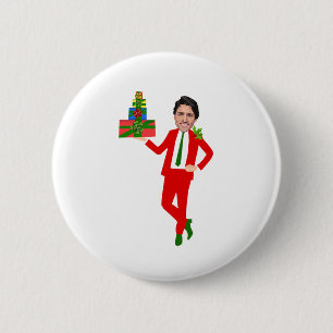 Badge Rond 5 Cm noël justideau