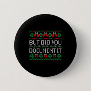 Badge Rond 5 Cm Noël Mais Vous Ne L'avez Pas Fait Fête de Bureau M