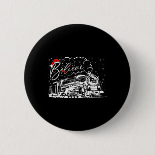 Badge Rond 5 Cm Noël Pôle Nord Express Polaire Tous à l'étranger N
