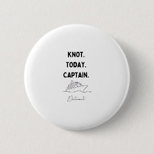 Badge Rond 5 Cm Nœud Aujourd'hui Tenue Capitaine Croisière Detroit