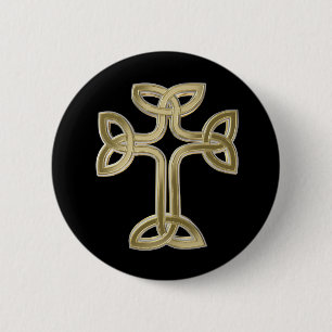Badge Rond 5 Cm noeud de croix celtique