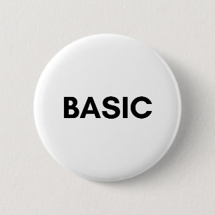 Badge Rond 5 Cm noir de base