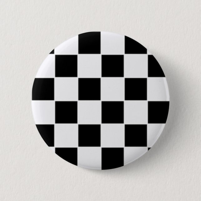 Badge Rond 5 Cm Noir et blanc (Devant)