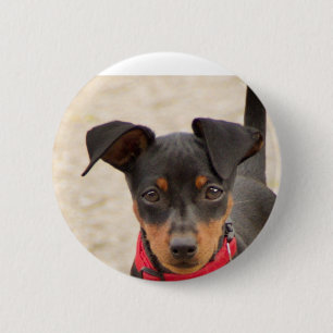 Badge Rond 5 Cm noir et rouille miniature