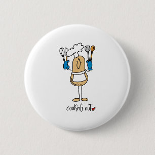 Badge Rond 5 Cm Noix de cuisine