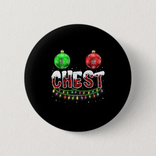 Badge Rond 5 Cm Noix de poitrine Noël T Chemise jumelée Couple poi