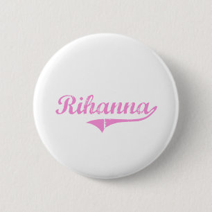 Badge Rond 5 Cm Nom classique de style de Rihanna