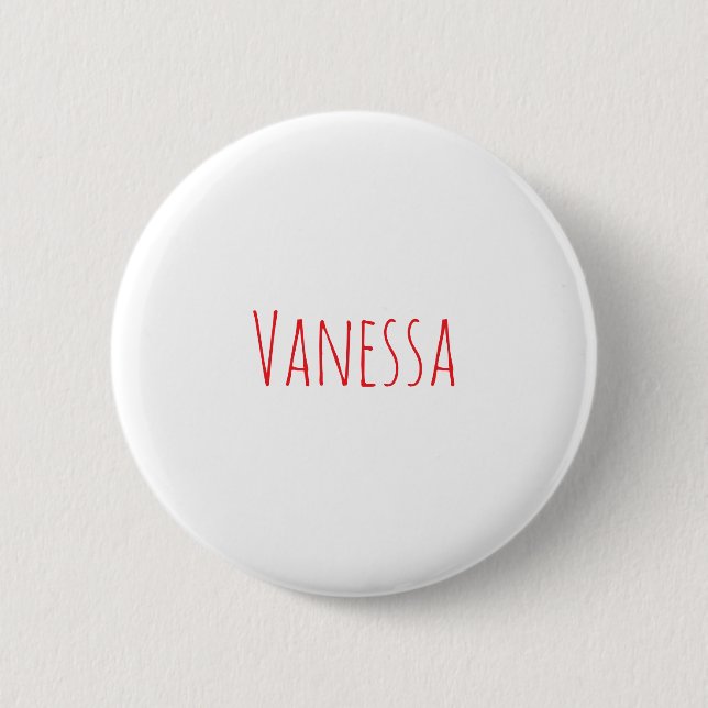 Badge Rond 5 Cm Nom de calligraphie classique professionnel person (Devant)