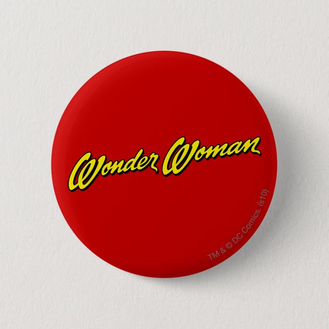 Badge Rond 5 Cm Nom de la femme Wonder (Devant)