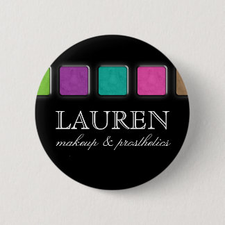 Badge Rond 5 Cm Nom de l'artiste maquillage Bouton Bouton Broche P