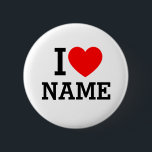 Badge Rond 5 Cm Nom du coeur<br><div class="desc">Inscrivez votre nom ou votre texte sur le nom Section.</div>