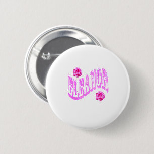Badge Rond 5 Cm Nom Eleanor rose avec des roses,