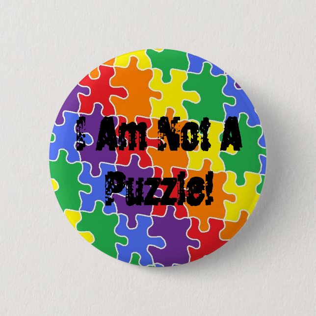 Badge Rond 5 Cm Nommez votre bouton (Devant)