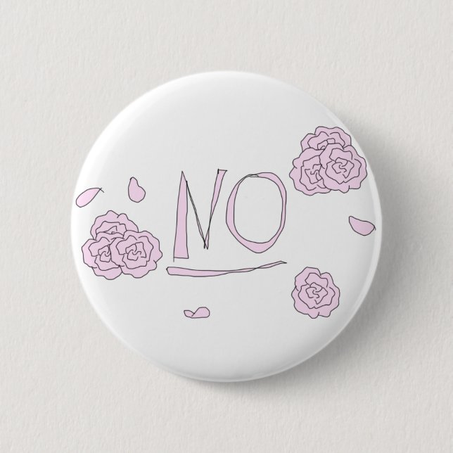 Badge Rond 5 Cm Non (Devant)