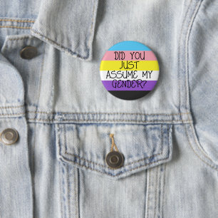 Badge Rond 5 Cm Non binaire