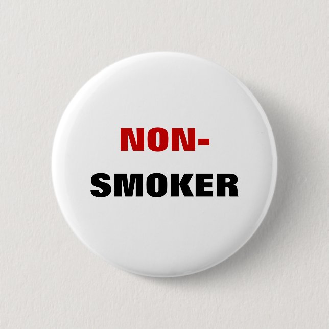 Badge Rond 5 Cm Non-fumeur - bouton (Devant)