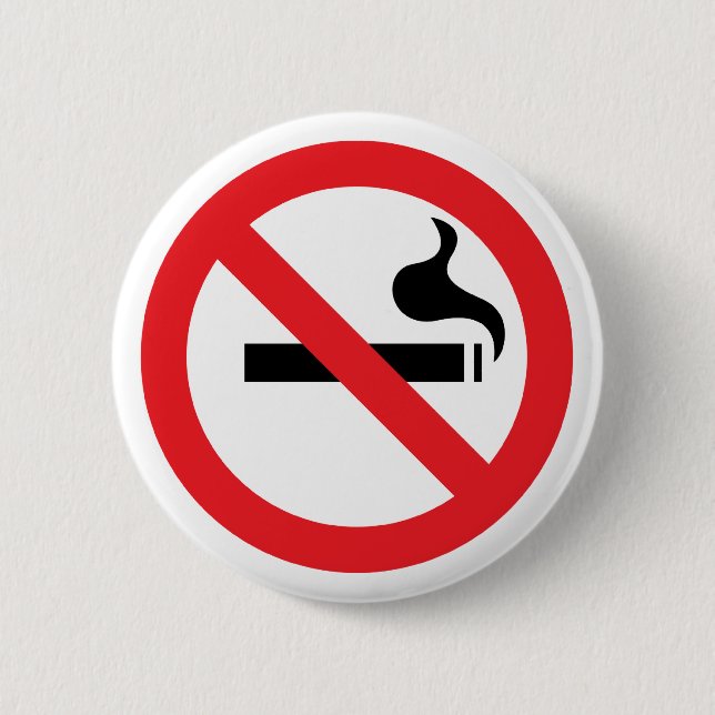 Badge Rond 5 Cm Non-fumeurs (Devant)