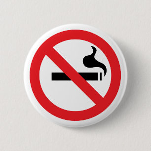 Badge Rond 5 Cm Non-fumeurs