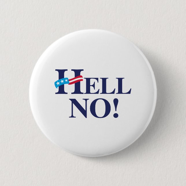 Badge Rond 5 Cm Non Hillary - .png (Devant)