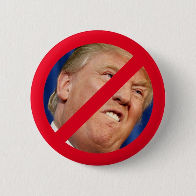 Badge Rond 5 Cm Non mon président (Devant)