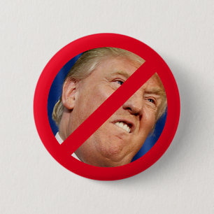 Badge Rond 5 Cm Non mon président
