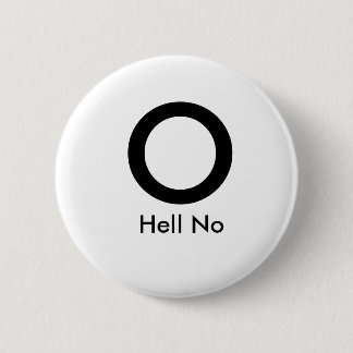 Badge Rond 5 Cm Non, O