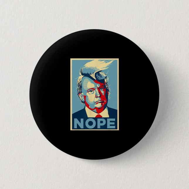 Badge Rond 5 Cm Non  protestation (Devant)