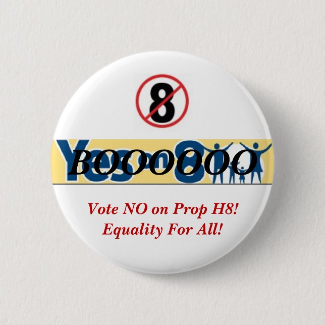 Badge Rond 5 Cm NON sur le bouton de l'appui vertical 8 (Devant)