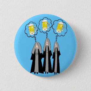 Badge Rond 5 Cm Nonne catholique Gifts~~Hilarious