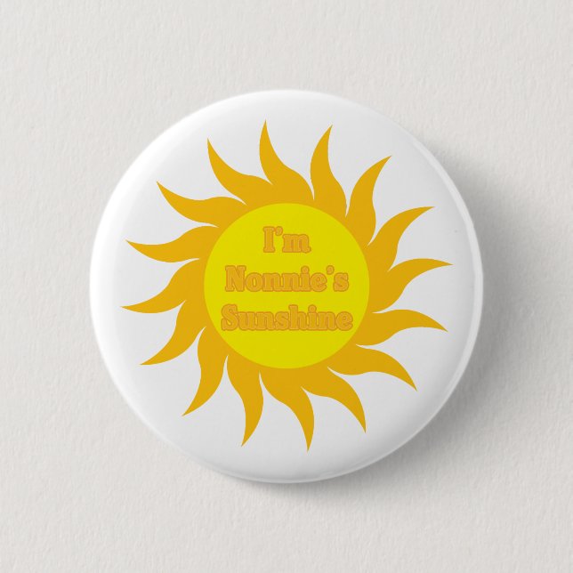 Badge Rond 5 Cm Nonnie&apos ; soleil de s (Devant)