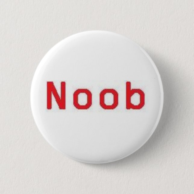 Badge Rond 5 Cm Noob (Devant)