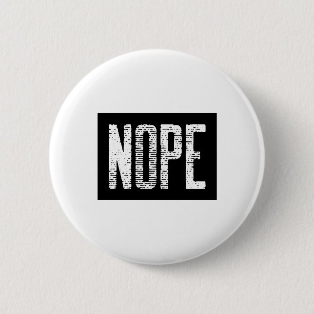 BADGE ROND 5 CM NOPE (Devant)