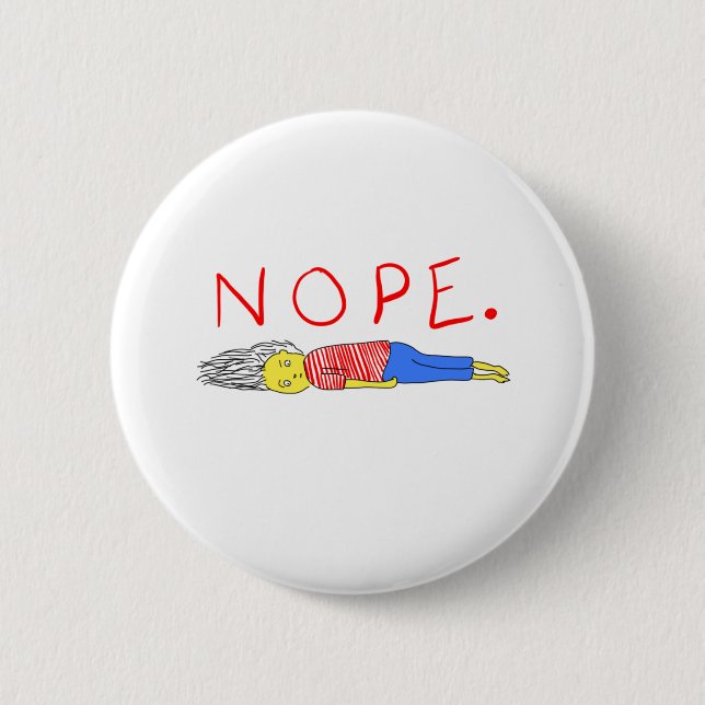 BADGE ROND 5 CM NOPE (Devant)