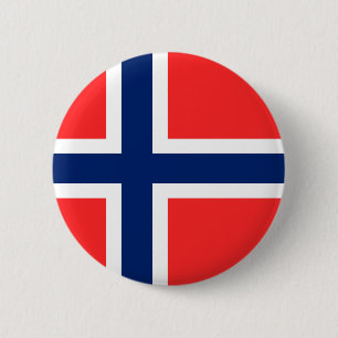Badge Rond 5 Cm Norvège